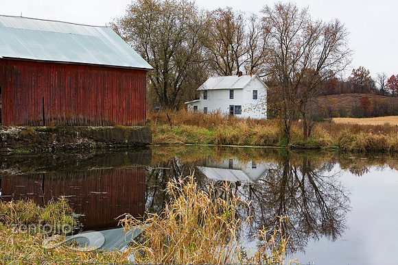 Farm House on the Pond