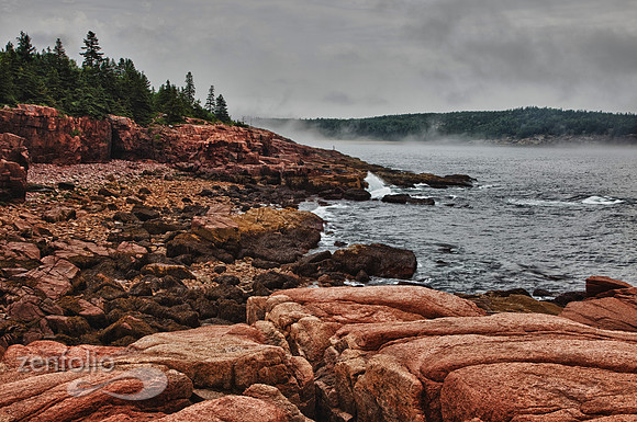 Coastline Rocks-Acadia National Park
